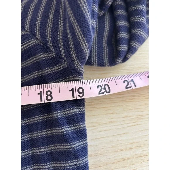 Hanna Andersson Dress Women's L Striped Knit Long Sleeve cotton‎ winter nordic - Picture 8 of 8